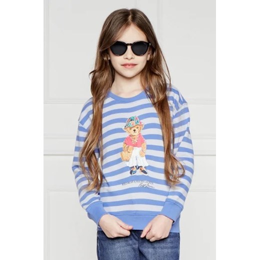 Bluza dziewczęca wielokolorowa Polo Ralph Lauren bawełniana 