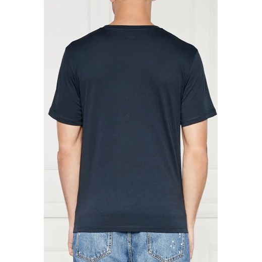 T-shirt męski granatowy Pepe Jeans z krótkim rękawem