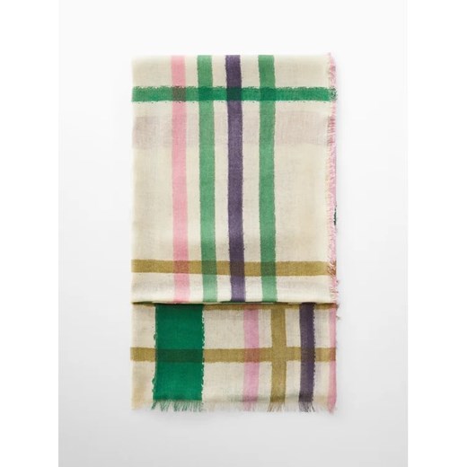 Mango Szal Stripes 67055723 Kolorowy Mango one size MODIVO