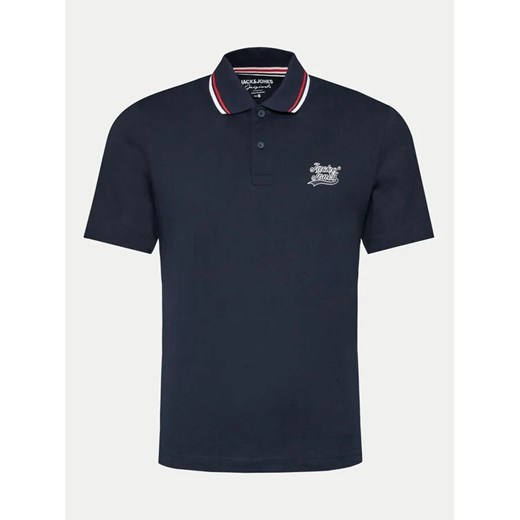 Jack&Jones Polo Trevor 12228781 Granatowy Standard Fit M MODIVO okazja