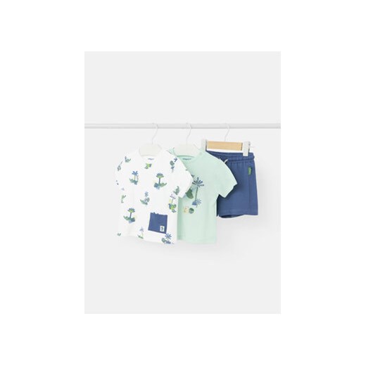 Mayoral Komplet 2 t-shirtów i spodenek 1655 Kolorowy Regular Fit ze sklepu MODIVO w kategorii Komplety niemowlęce - zdjęcie 172296518