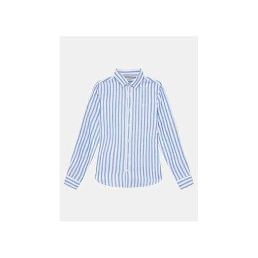 Jack&Jones Junior Koszula Maze 12258285 Niebieski Comfort Fit ze sklepu MODIVO w kategorii Koszule chłopięce - zdjęcie 172296628