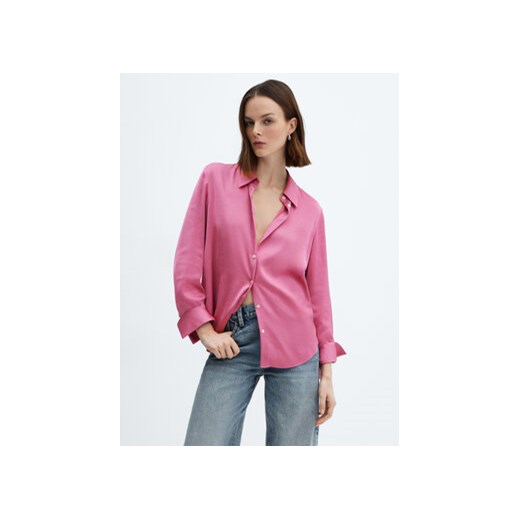 Mango Koszula Ideale 67034044 Różowy Regular Fit ze sklepu MODIVO w kategorii Koszule damskie - zdjęcie 172296875