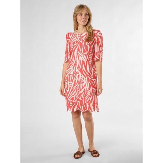IPURI Sukienka damska Kobiety Bawełna koralowy wzorzysty ze sklepu vangraaf w kategorii Sukienki - zdjęcie 172298179