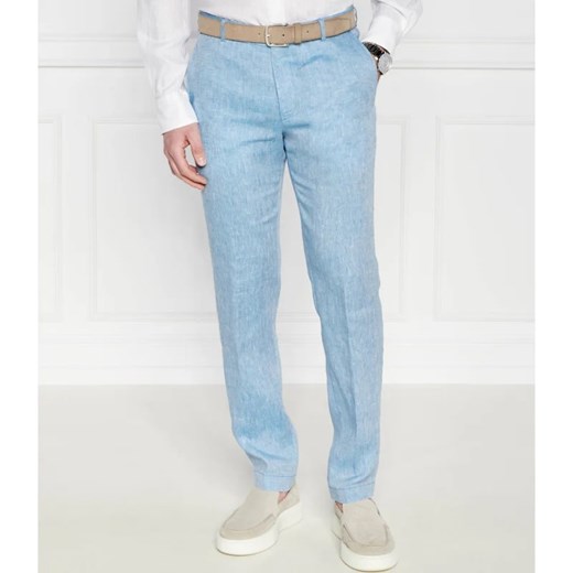 Joop! Lniane spodnie JT-18Hank | Slim Fit ze sklepu Gomez Fashion Store w kategorii Spodnie męskie - zdjęcie 172299426
