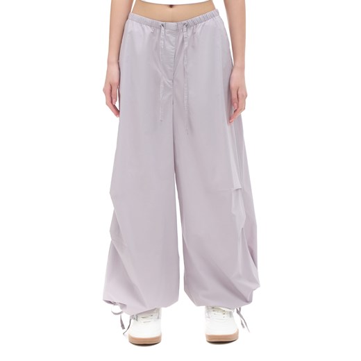Cropp - Bawełniane spodnie wide leg - beżowy ze sklepu Cropp w kategorii Spodnie damskie - zdjęcie 172299919