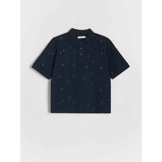Reserved - T-shirt polo - czarny ze sklepu Reserved w kategorii T-shirty chłopięce - zdjęcie 172300976