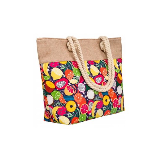 Plażowa torebka shopperka damska - owoce ze sklepu 5.10.15 w kategorii Torby Shopper bag - zdjęcie 172301987