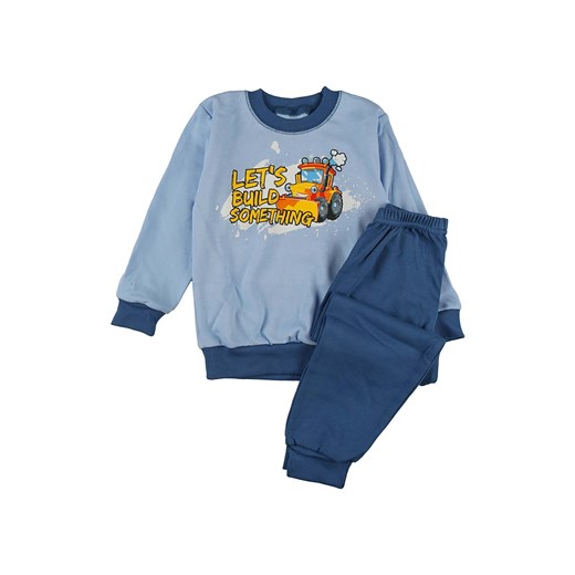 Chłopięca niebieska piżama z nadrukiem Tup Tup ze sklepu 5.10.15 w kategorii Piżamy dziecięce - zdjęcie 172301995