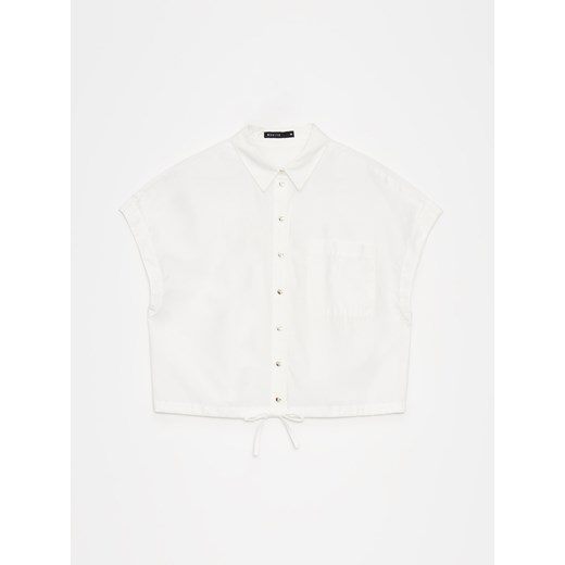 Mohito - Koszula z wiązaniem - biały ze sklepu Mohito w kategorii Koszule damskie - zdjęcie 172302867