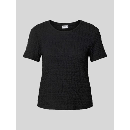 T-shirt z fakturowanym wzorem ze sklepu Peek&Cloppenburg  w kategorii Bluzki damskie - zdjęcie 172305705