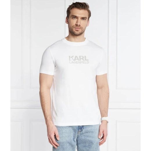 Karl Lagerfeld T-shirt | Regular Fit Karl Lagerfeld M promocyjna cena Gomez Fashion Store