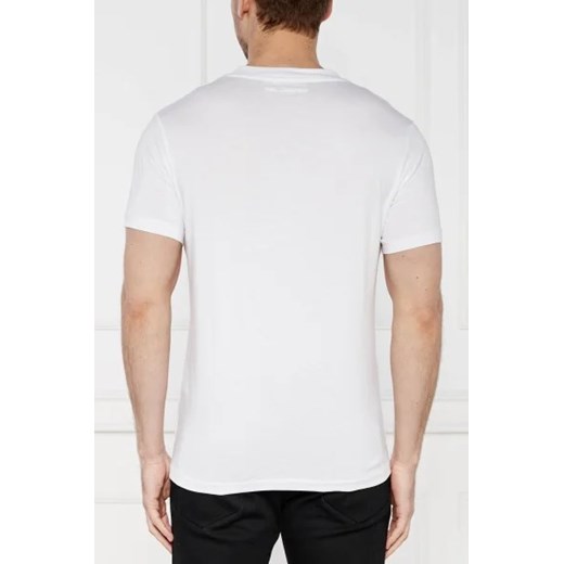 T-shirt męski Karl Lagerfeld biały z krótkim rękawem 