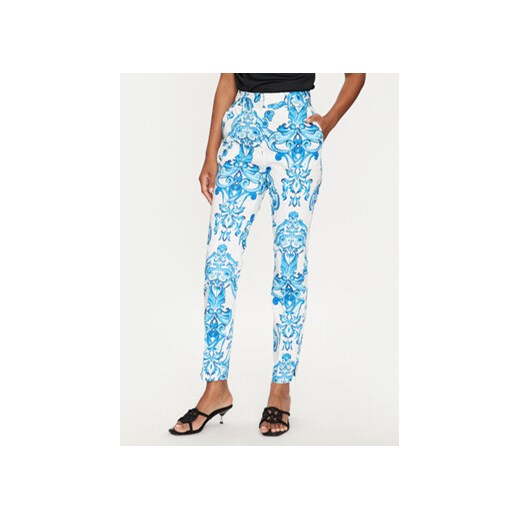 Marciano Guess Spodnie materiałowe 4GGB03 7247Z Kolorowy Slim Fit ze sklepu MODIVO w kategorii Spodnie damskie - zdjęcie 172306009