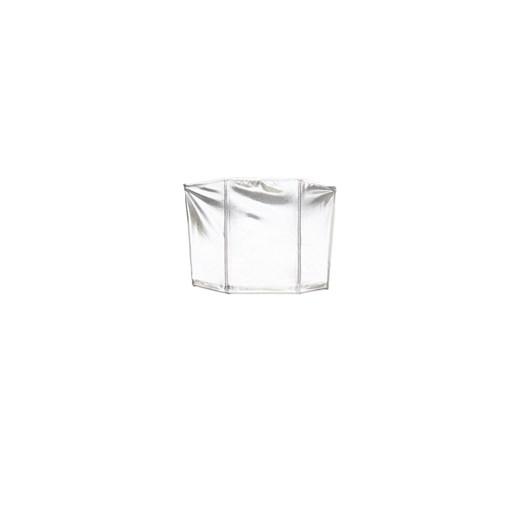Cropp - Srebrny top bez rękawów - jasny szary ze sklepu Cropp w kategorii Bluzki damskie - zdjęcie 172306259