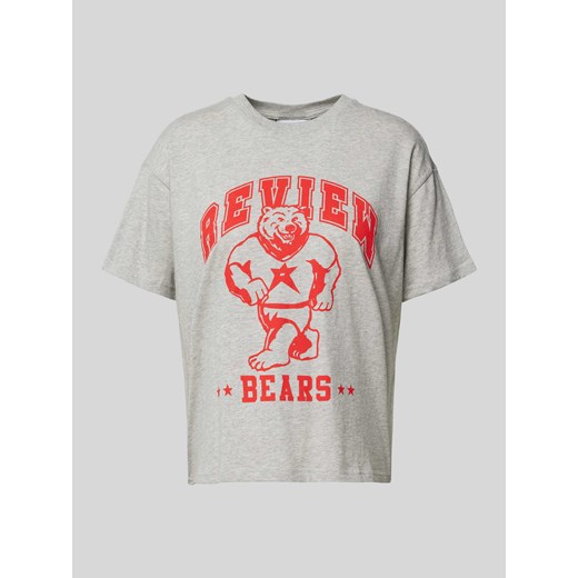 T-shirt z nadrukiem z logo ze sklepu Peek&Cloppenburg  w kategorii Bluzki damskie - zdjęcie 172309027