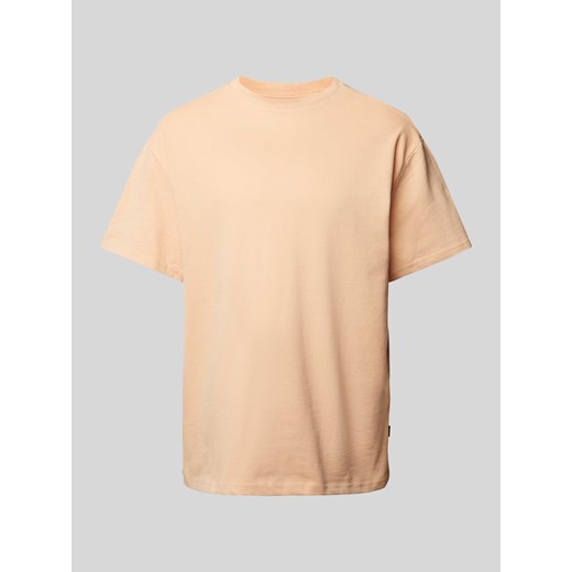 T-shirt z prążkowanym,okrągłym dekoltem model ‘HARVEY’ ze sklepu Peek&Cloppenburg  w kategorii T-shirty męskie - zdjęcie 172309128