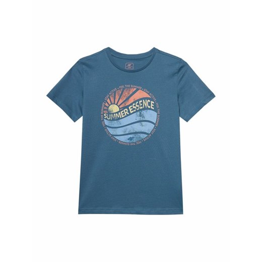 Koszulka chłopięca 4FJWSS24TTSHM1135 4F ze sklepu SPORT-SHOP.pl w kategorii T-shirty chłopięce - zdjęcie 172309227