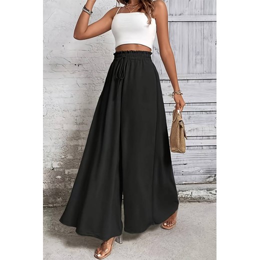 Spodnie IMOPILDA BLACK ze sklepu Ivet Shop w kategorii Spodnie damskie - zdjęcie 172312868