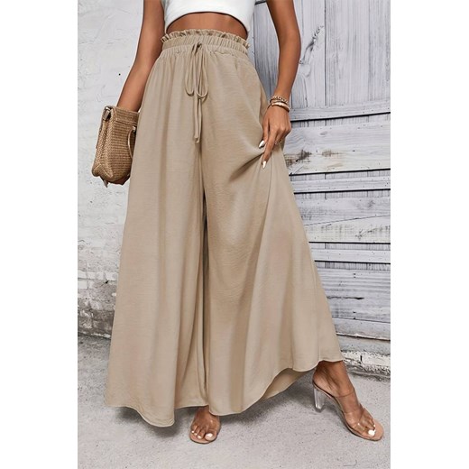 Spodnie IMOPILDA BEIGE ze sklepu Ivet Shop w kategorii Spodnie damskie - zdjęcie 172312869
