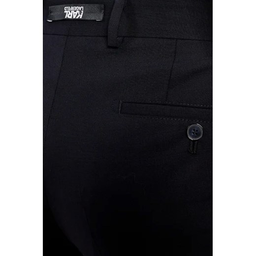 Karl Lagerfeld Wełniane spodnie | Slim Fit Karl Lagerfeld 50 Gomez Fashion Store