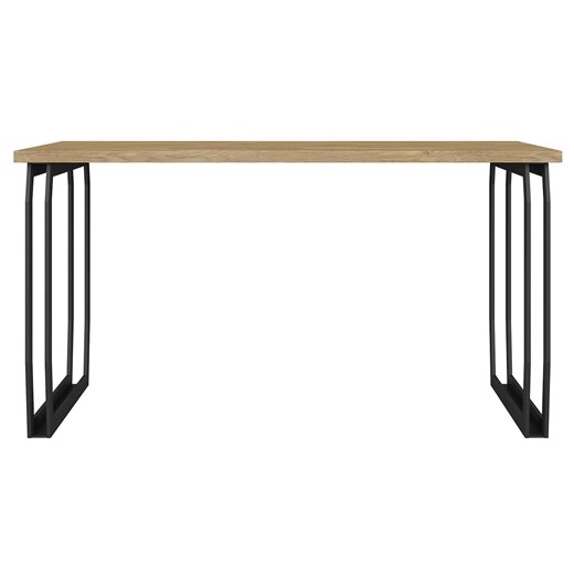 Drewniane biurko 140x60 dla dorosłych i uczniów dąb - Bahama 13X Elior One Size Edinos.pl