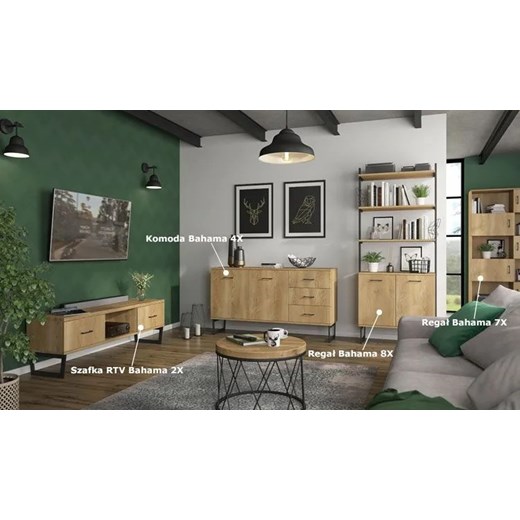 Drewniane biurko 140x60 dla dorosłych i uczniów dąb - Bahama 13X Elior One Size Edinos.pl