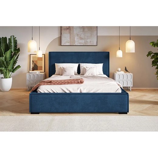 Tapicerowane łóżko dwuosobowe 180x200 Eger 3X - 36 kolorów Elior One Size Edinos.pl