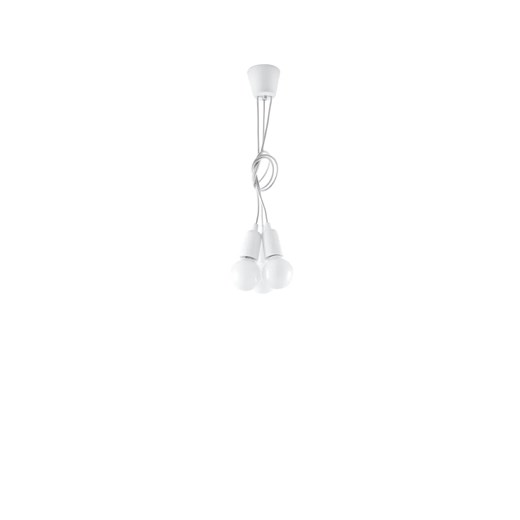 Biała industrialna lampa wisząca zwisy - EX542-Diegi Lumes One Size Edinos.pl