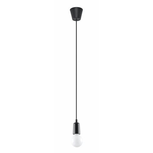 Czarna loftowa lampa wisząca zwis - EX541-Diegi Lumes One Size Edinos.pl