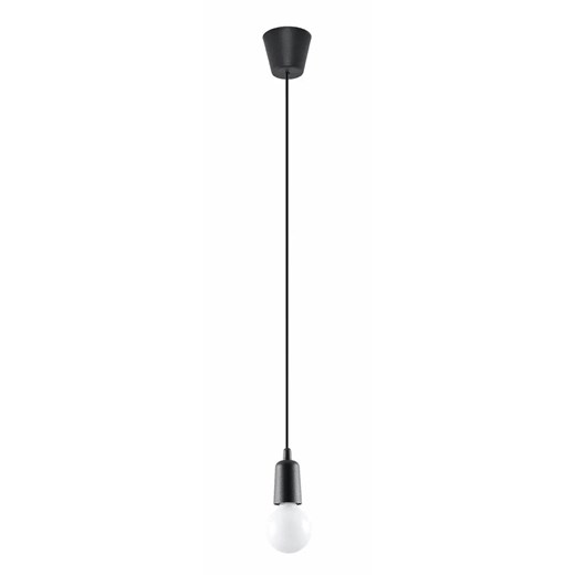 Czarna loftowa lampa wisząca zwis - EX541 M4-C29 ze sklepu Edinos.pl w kategorii Lampy wiszące - zdjęcie 172319108