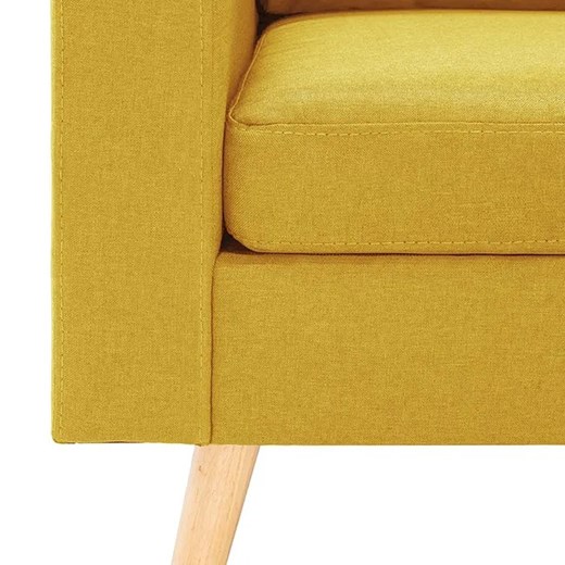 Dwuosobowa żółta sofa - Eroa 2Q Elior One Size Edinos.pl