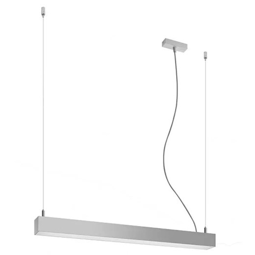 Srebrna lampa wisząca LED nad stół 3000 K - 5X EX615 S7-A53 ze sklepu Edinos.pl w kategorii Lampy wiszące - zdjęcie 172319218
