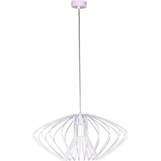 Biała loftowa lampa wisząca druciana - S544-Dawix Lumes One Size Edinos.pl