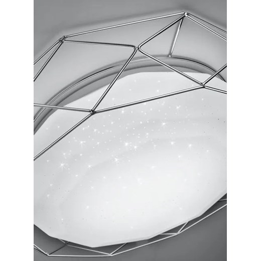 Plafon do sypialni z efektem nocnego nieba chrom - K070-Lyra Lumes One Size Edinos.pl