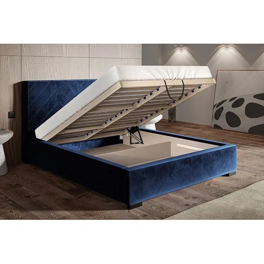 Łóżko tapicerowane 120x200 Nilan 4X - 36 kolorów Elior One Size Edinos.pl