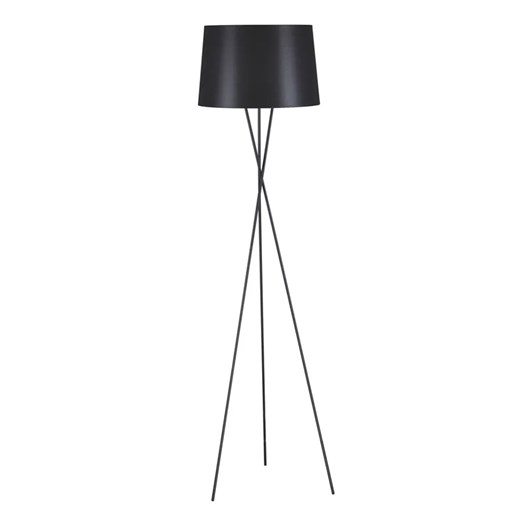 Czarna lampa podłogowa z abażurem - S912-Sorgus ze sklepu Edinos.pl w kategorii Lampy podłogowe - zdjęcie 172321297