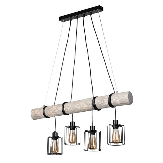 Industrialna lampa na belce sosna szara - A01-Olivia Lumes One Size Edinos.pl