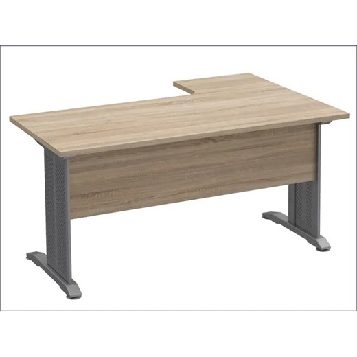 Skandynawskie biurko narożne dąb sonoma - Gispik 4X Elior One Size Edinos.pl wyprzedaż