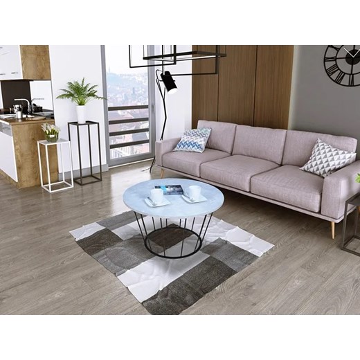 Industrialny stolik kawowy beton - Savik 4X Elior One Size Edinos.pl