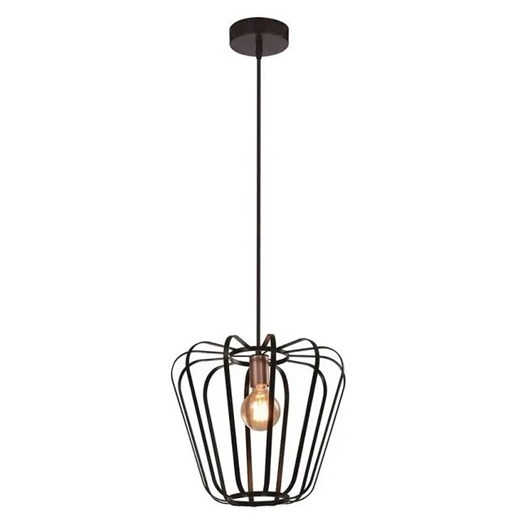 Industrialna lampa wisząca z ażurowym kloszem - V148 W4-B14 ze sklepu Edinos.pl w kategorii Lampy wiszące - zdjęcie 172322327