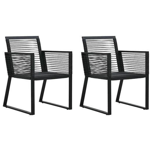 Zestaw dwóch minimalistycznych krzeseł - Gondor ze sklepu Edinos.pl w kategorii Krzesła ogrodowe - zdjęcie 172323295