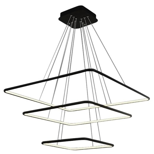 Czarny ledowy żyrandol - K429-Nuwo Lumes One Size Edinos.pl