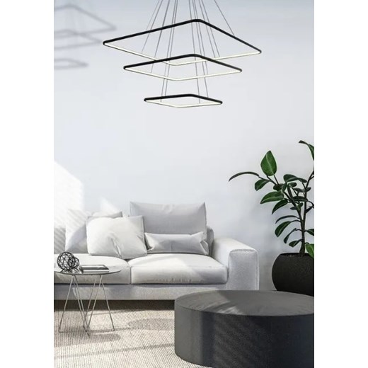 Czarny ledowy żyrandol - K429-Nuwo Lumes One Size Edinos.pl