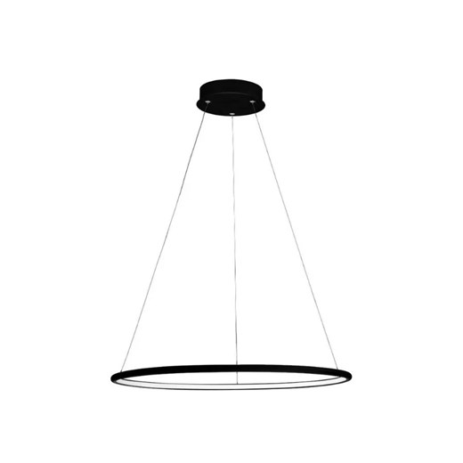 Okrągła czarna lampa wisząca - K432-Ring Lumes One Size Edinos.pl
