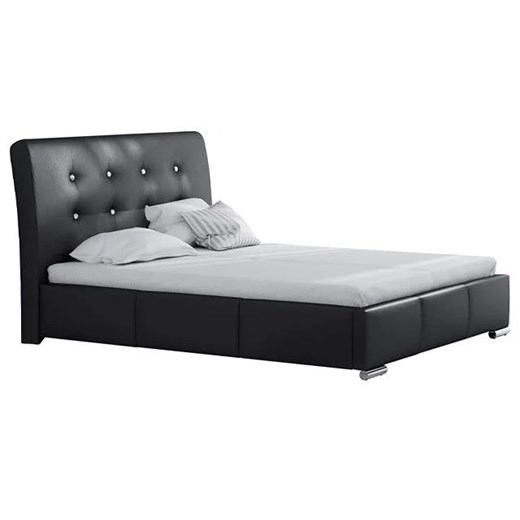 Łóżko tapicerowane do sypialni glamour Helik 180x200 - 44 kolory ze sklepu Edinos.pl w kategorii Łóżka i materace - zdjęcie 172324058