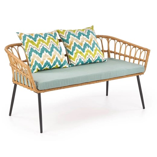 Rattanowa sofa ogrodowa Tarkin 3X-wielobarwna ze sklepu Edinos.pl w kategorii Krzesła ogrodowe - zdjęcie 172324277