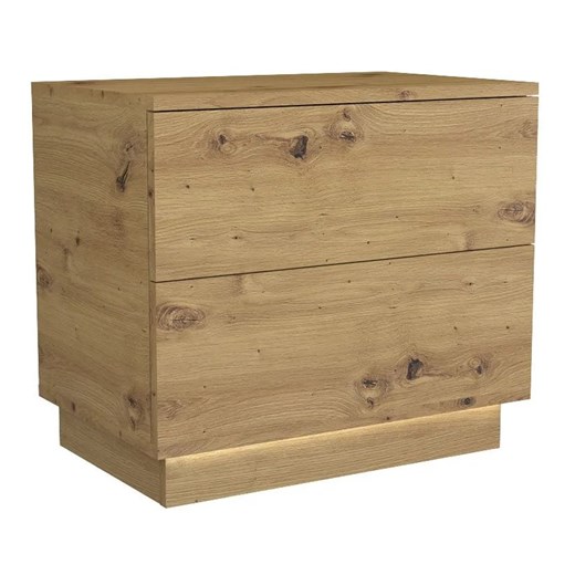 Szafka nocna z oświetleniem Ekno 2X - dąb artisan ze sklepu Edinos.pl w kategorii Stoliki i szafki nocne - zdjęcie 172324337