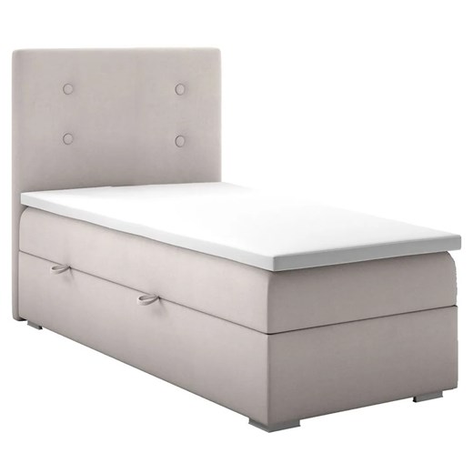 Pojedyncze łóżko boxspring Iliana 90x200 - 32 kolory ze sklepu Edinos.pl w kategorii Łóżka i materace - zdjęcie 172324347