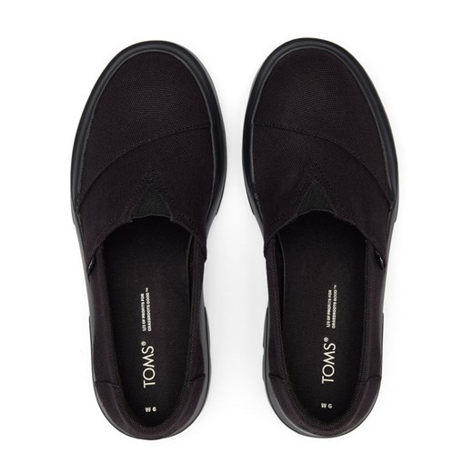 TOMS Slippersy w kolorze czarnym ze sklepu Limango Polska w kategorii Espadryle damskie - zdjęcie 172324885